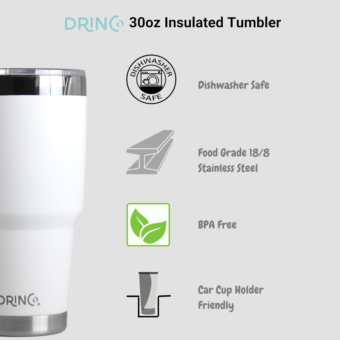 20 oz Stainless Steel Tumbler | Double Walled Vacuum Insulated Mug With Lid, 2 Straws, For Hot & Cold Drinks (20oz Island Pink, 20oz)