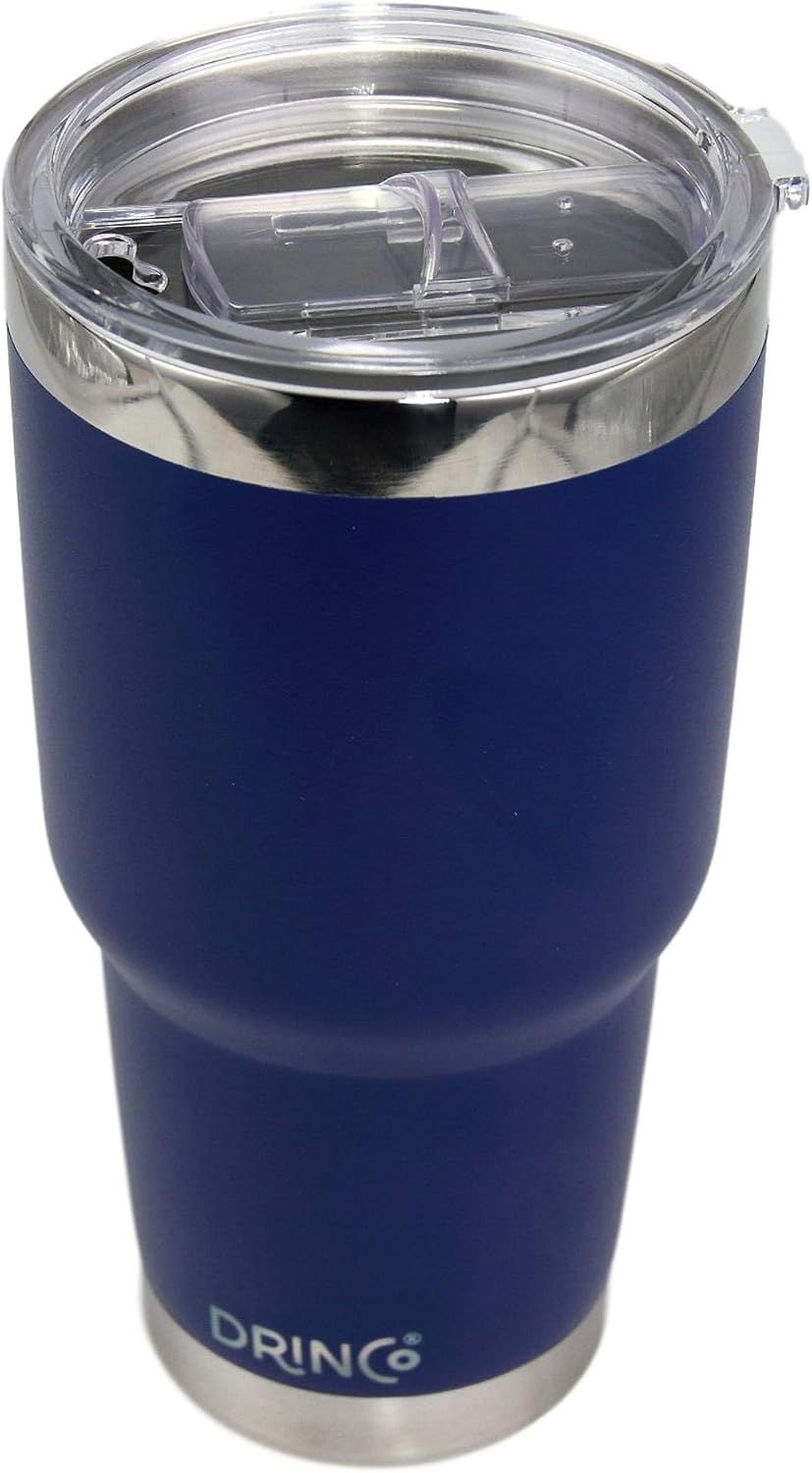 20 oz Stainless Steel Tumbler | Double Walled Vacuum Insulated Mug With Lid, 2 Straws, For Hot & Cold Drinks (20oz Island Pink, 20oz)