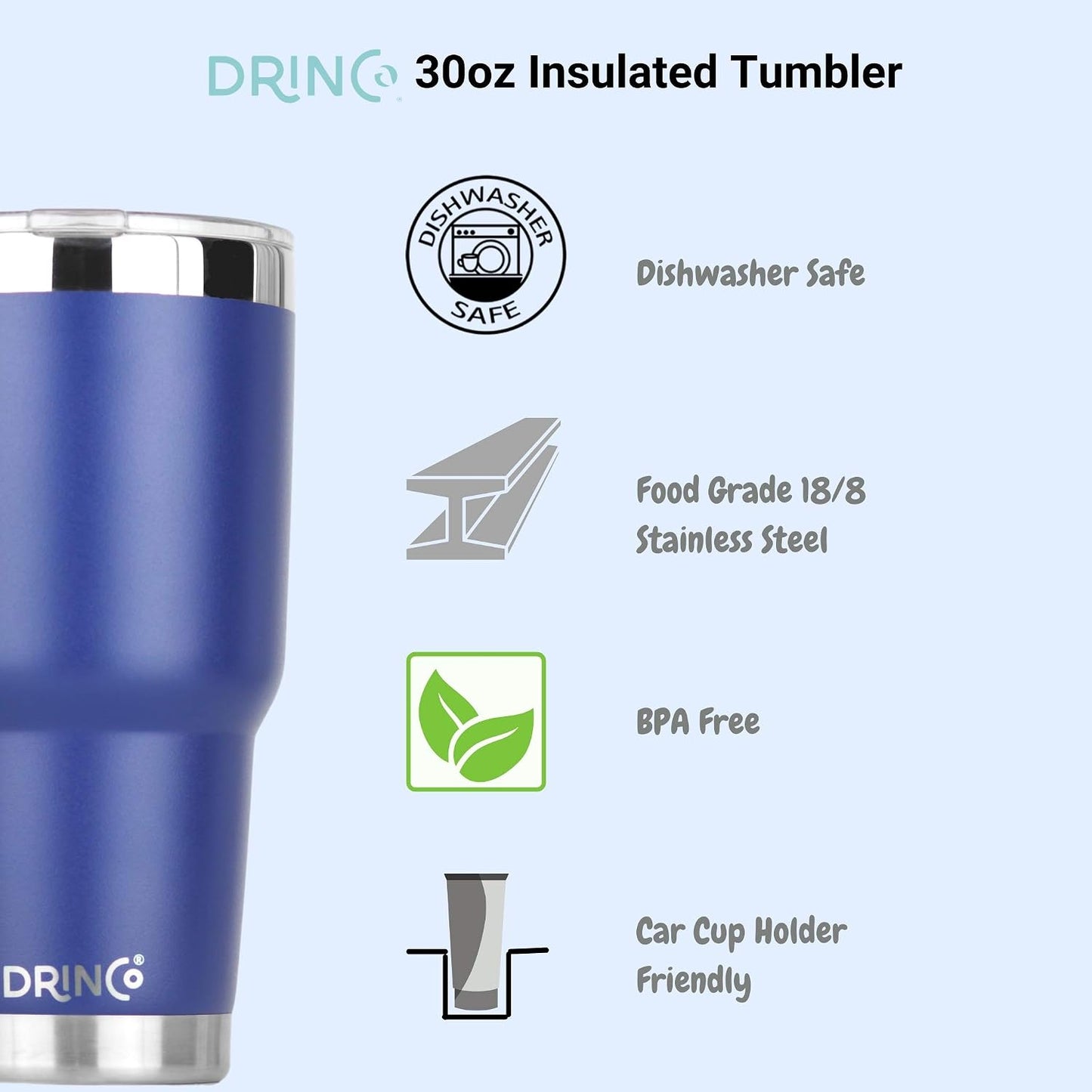 20 oz Stainless Steel Tumbler | Double Walled Vacuum Insulated Mug With Lid, 2 Straws, For Hot & Cold Drinks (20oz Island Pink, 20oz)