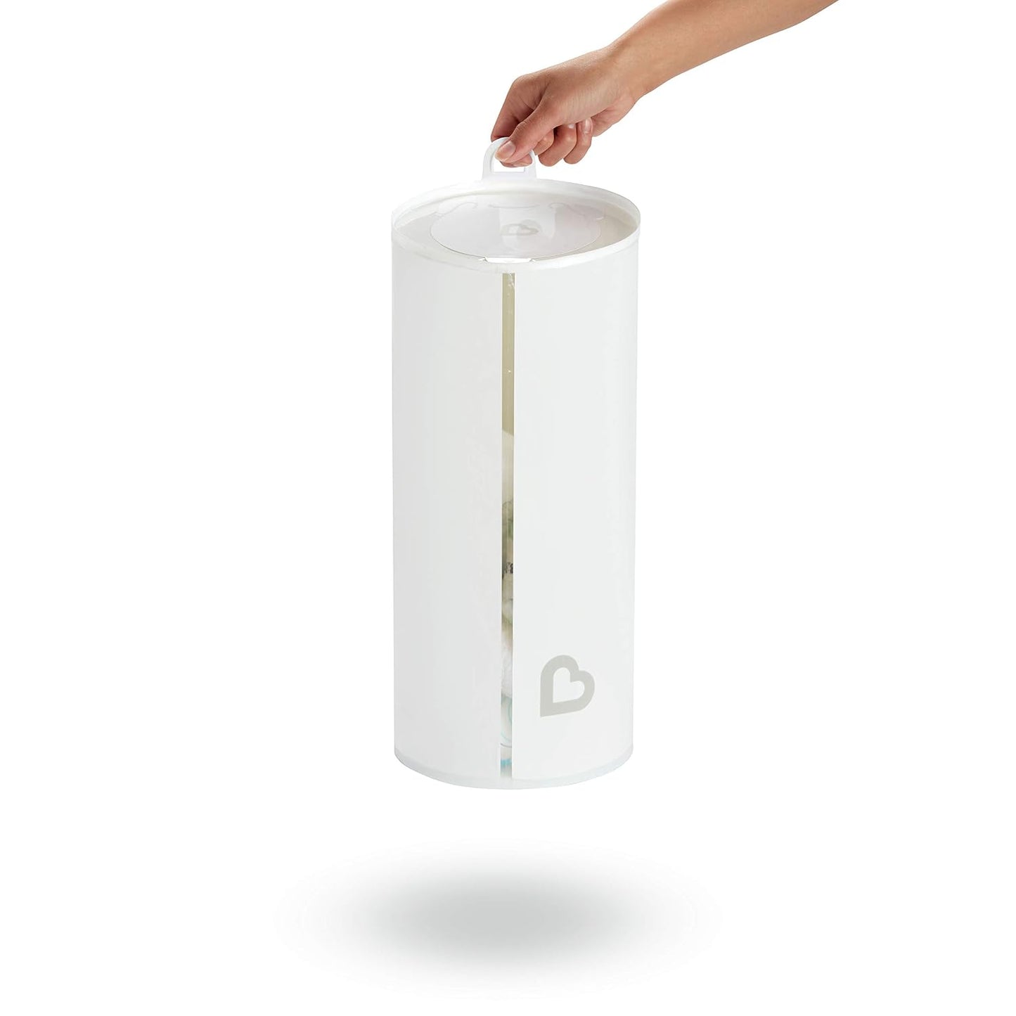 ® Toss™ Portable Disposable Diaper Pail, Holds up to 30 Newborn Diapers, 1 Pack, White