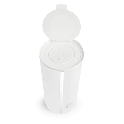 ® Toss™ Portable Disposable Diaper Pail, Holds up to 30 Newborn Diapers, 1 Pack, White
