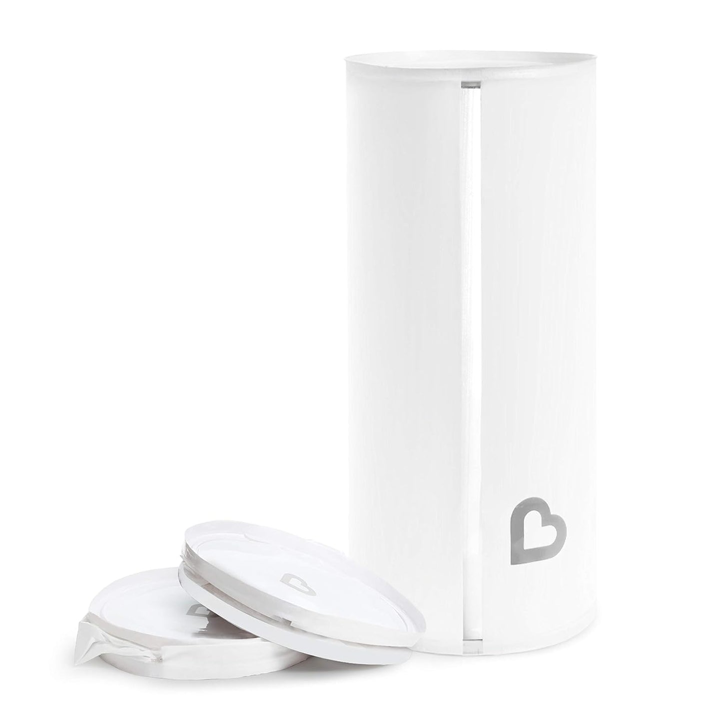® Toss™ Portable Disposable Diaper Pail, Holds up to 30 Newborn Diapers, 1 Pack, White