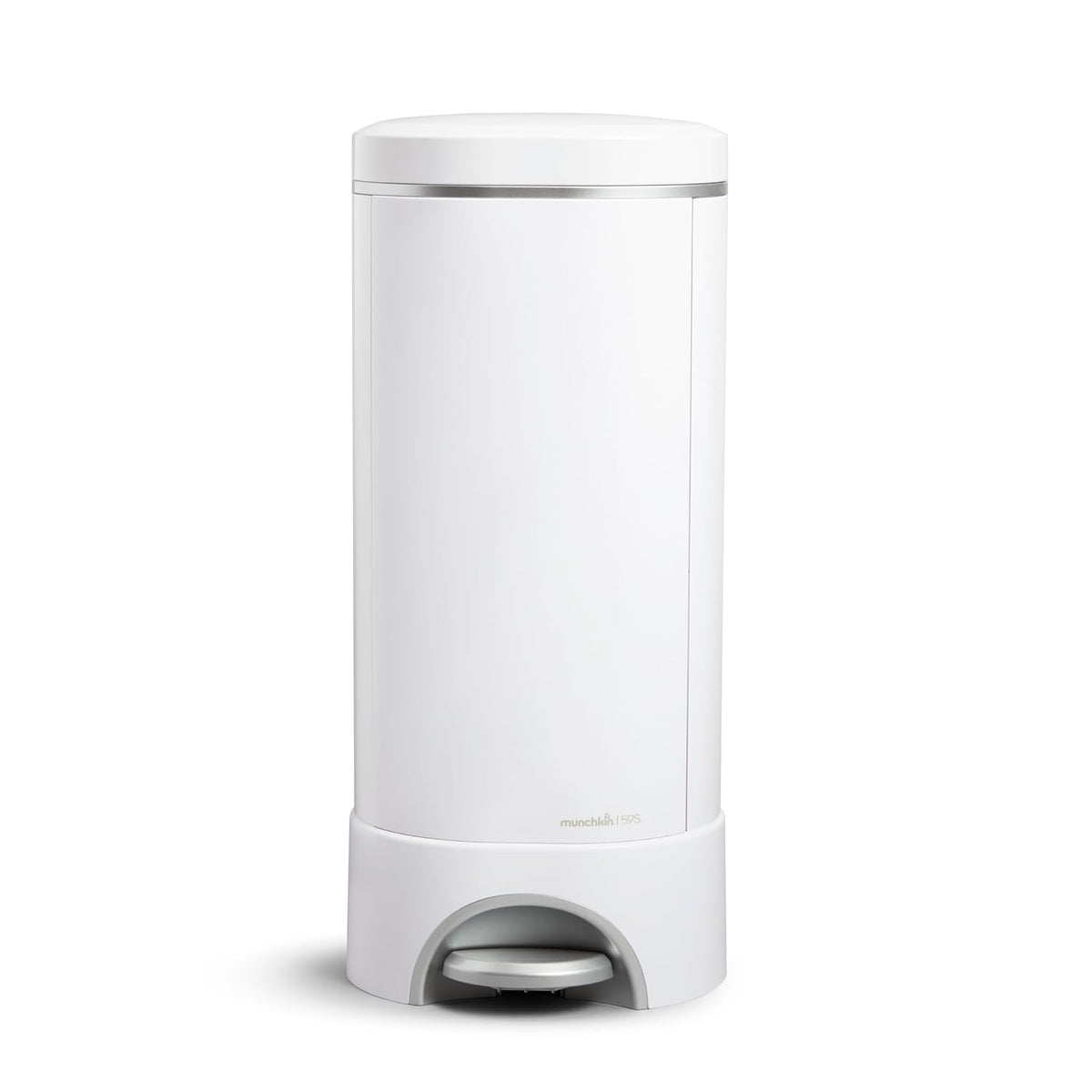 Baby UV Diaper Pail, #1 in Odor Control, Step Pedal, White