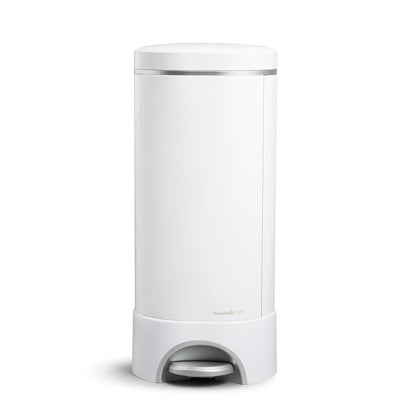 Baby UV Diaper Pail, #1 in Odor Control, Step Pedal, White
