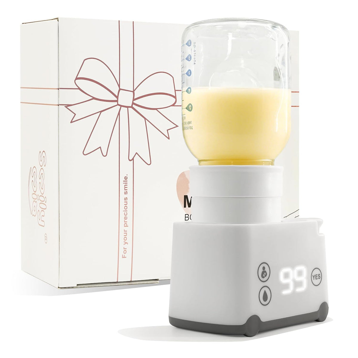 Portable Baby Bottle Warmer for Travel, Accurate Temperature Control