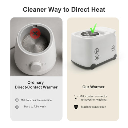 Portable Baby Bottle Warmer for Travel, Accurate Temperature Control