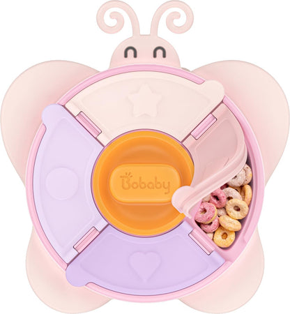 Silicone Snack Containers for Kids | Toddler Snack Box 5 Compartment