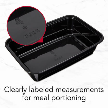 Meal Prep Containers, Single Compartment 10-Pack