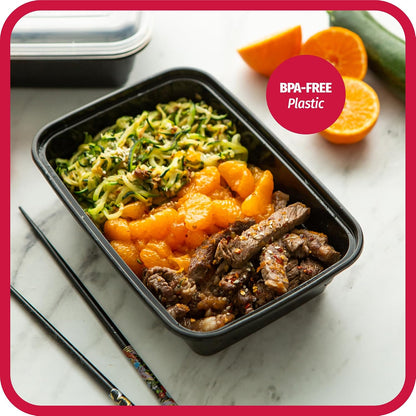 Meal Prep Containers, Single Compartment 10-Pack