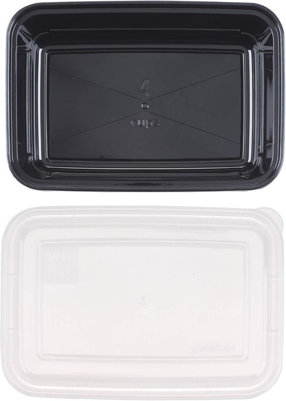 Meal Prep Containers, Single Compartment 10-Pack