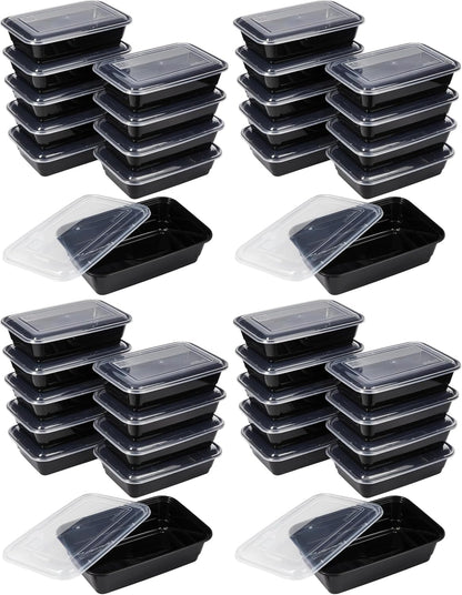 Meal Prep Containers, Single Compartment 10-Pack