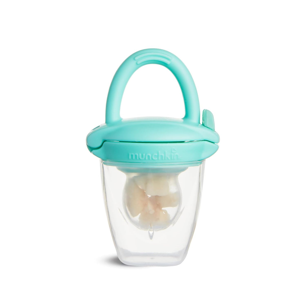 ® Silicone Baby Food Feeders and Baby Food Freezer Tray with Lid - Great for Self-Feeding and Baby Led Weaning, Mint/Blue