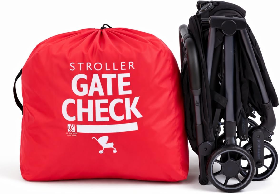 J.L. Childress Gate Check Travel Bag for Compact-Fold Strollers, Red