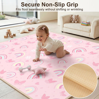 Splat Mat for Under High Chair, Waterproof & Mess-Proof Floor Mat
