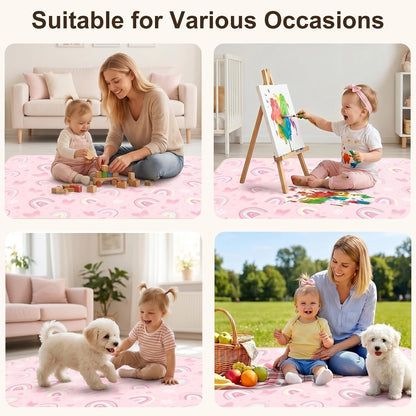 Splat Mat for Under High Chair, Waterproof & Mess-Proof Floor Mat