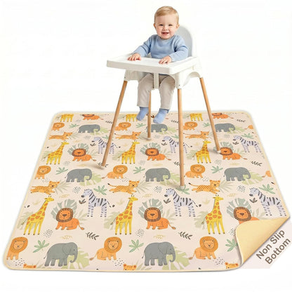 Splat Mat for Under High Chair, Waterproof & Mess-Proof Floor Mat