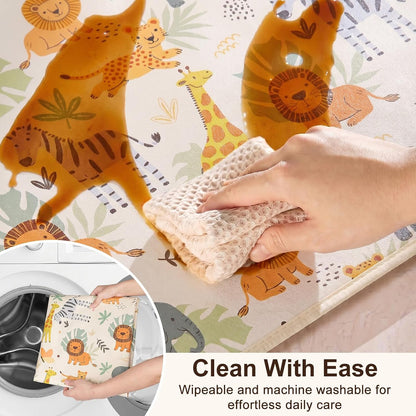 Splat Mat for Under High Chair, Waterproof & Mess-Proof Floor Mat