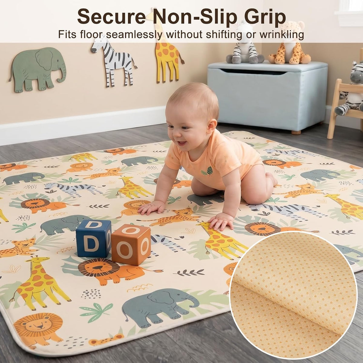 Splat Mat for Under High Chair, Waterproof & Mess-Proof Floor Mat