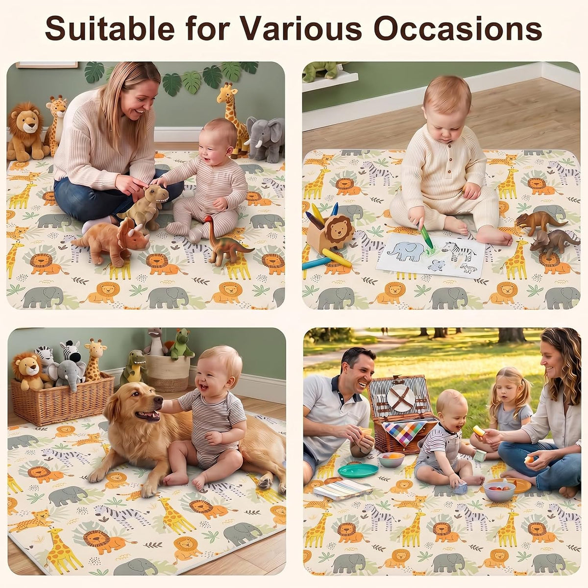 Splat Mat for Under High Chair, Waterproof & Mess-Proof Floor Mat