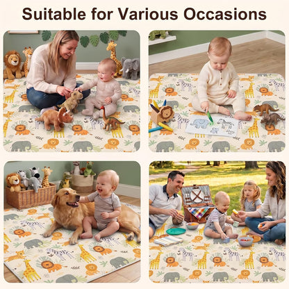 Splat Mat for Under High Chair, Waterproof & Mess-Proof Floor Mat
