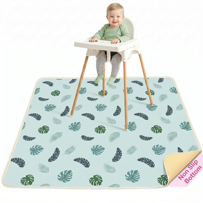 Splat Mat for Under High Chair, Waterproof & Mess-Proof Floor Mat