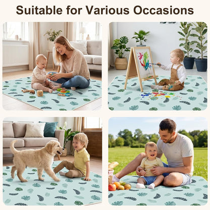 Splat Mat for Under High Chair, Waterproof & Mess-Proof Floor Mat