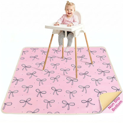 Splat Mat for Under High Chair, Waterproof & Mess-Proof Floor Mat
