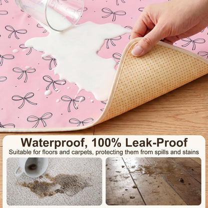 Splat Mat for Under High Chair, Waterproof & Mess-Proof Floor Mat