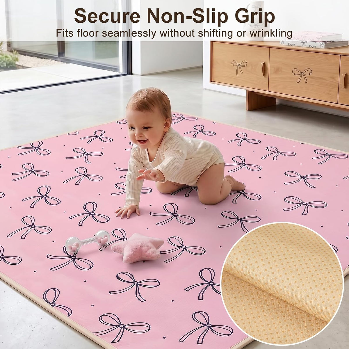 Splat Mat for Under High Chair, Waterproof & Mess-Proof Floor Mat
