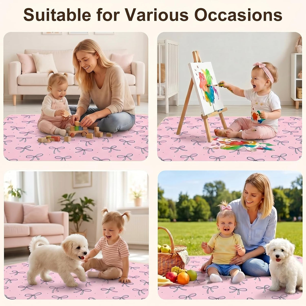 Splat Mat for Under High Chair, Waterproof & Mess-Proof Floor Mat