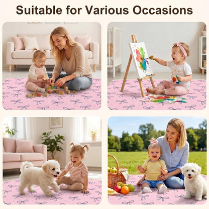 Splat Mat for Under High Chair, Waterproof & Mess-Proof Floor Mat