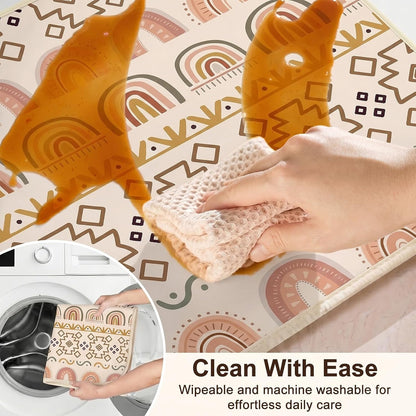 Splat Mat for Under High Chair, Waterproof & Mess-Proof Floor Mat