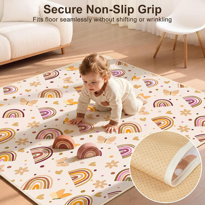 Splat Mat for Under High Chair, Waterproof & Mess-Proof Floor Mat