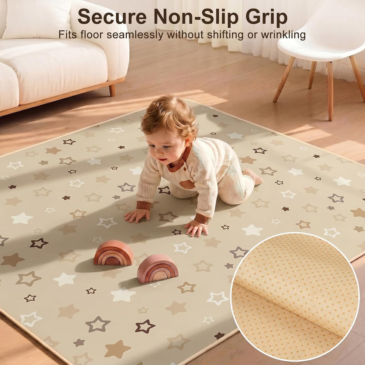 Splat Mat for Under High Chair, Waterproof & Mess-Proof Floor Mat