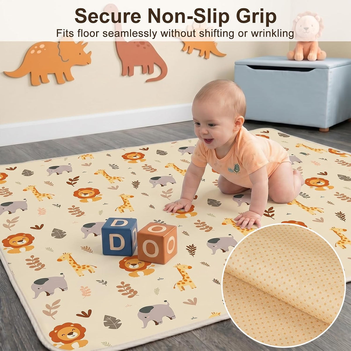 Splat Mat for Under High Chair, Waterproof & Mess-Proof Floor Mat