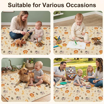 Splat Mat for Under High Chair, Waterproof & Mess-Proof Floor Mat