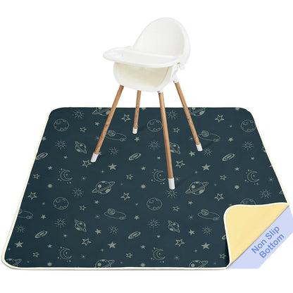 Splat Mat for Under High Chair, Waterproof & Mess-Proof Floor Mat