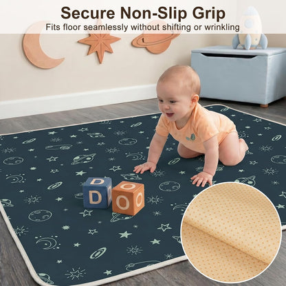Splat Mat for Under High Chair, Waterproof & Mess-Proof Floor Mat