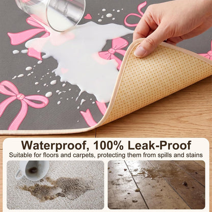 Splat Mat for Under High Chair, Waterproof & Mess-Proof Floor Mat