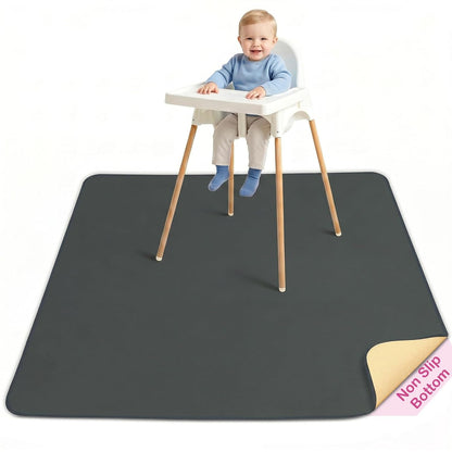 Splat Mat for Under High Chair, Waterproof & Mess-Proof Floor Mat