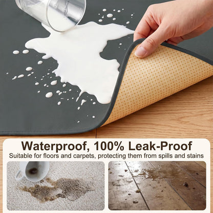 Splat Mat for Under High Chair, Waterproof & Mess-Proof Floor Mat