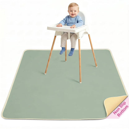 Splat Mat for Under High Chair, Waterproof & Mess-Proof Floor Mat