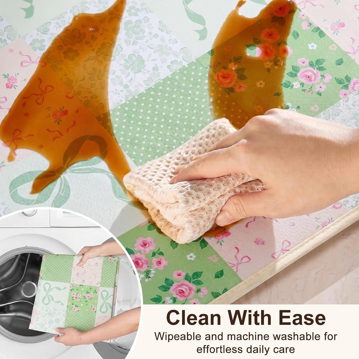 Splat Mat for Under High Chair, Waterproof & Mess-Proof Floor Mat