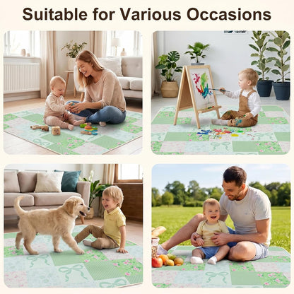 Splat Mat for Under High Chair, Waterproof & Mess-Proof Floor Mat