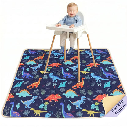 Splat Mat for Under High Chair, Waterproof & Mess-Proof Floor Mat