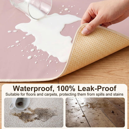 Splat Mat for Under High Chair, Waterproof & Mess-Proof Floor Mat