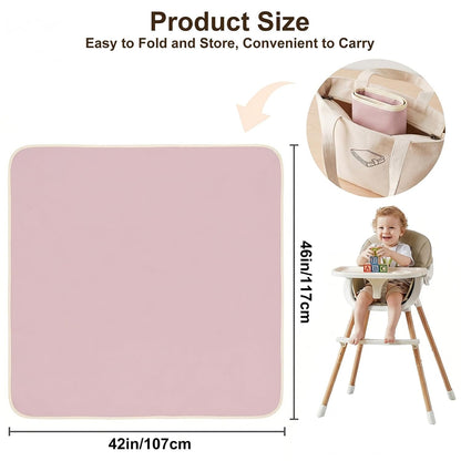 Splat Mat for Under High Chair, Waterproof & Mess-Proof Floor Mat