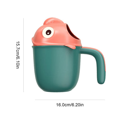 Bath Rinse Cup for Kids Shampoo Rinser with Easy Grip Handle