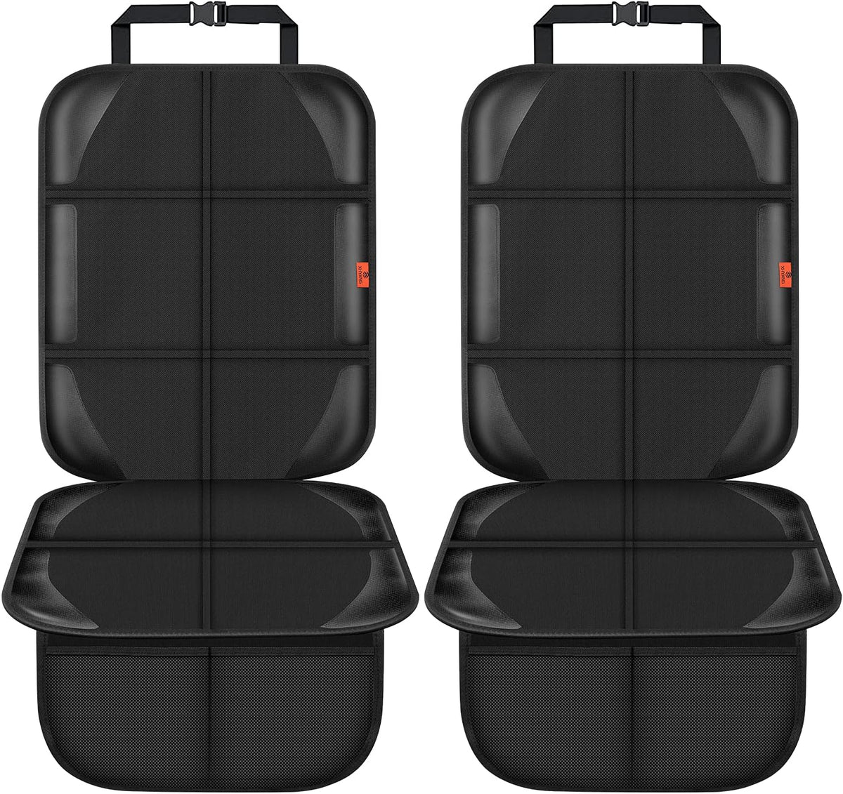 Auto Car Seat Protectors Baby Carseat Waterproof & Durable 600D Fabric for Child Baby Car Seat Mat Vehicle Pet Cover 2 Storage Pockets