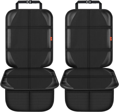 Auto Car Seat Protectors Baby Carseat Waterproof & Durable 600D Fabric for Child Baby Car Seat Mat Vehicle Pet Cover 2 Storage Pockets